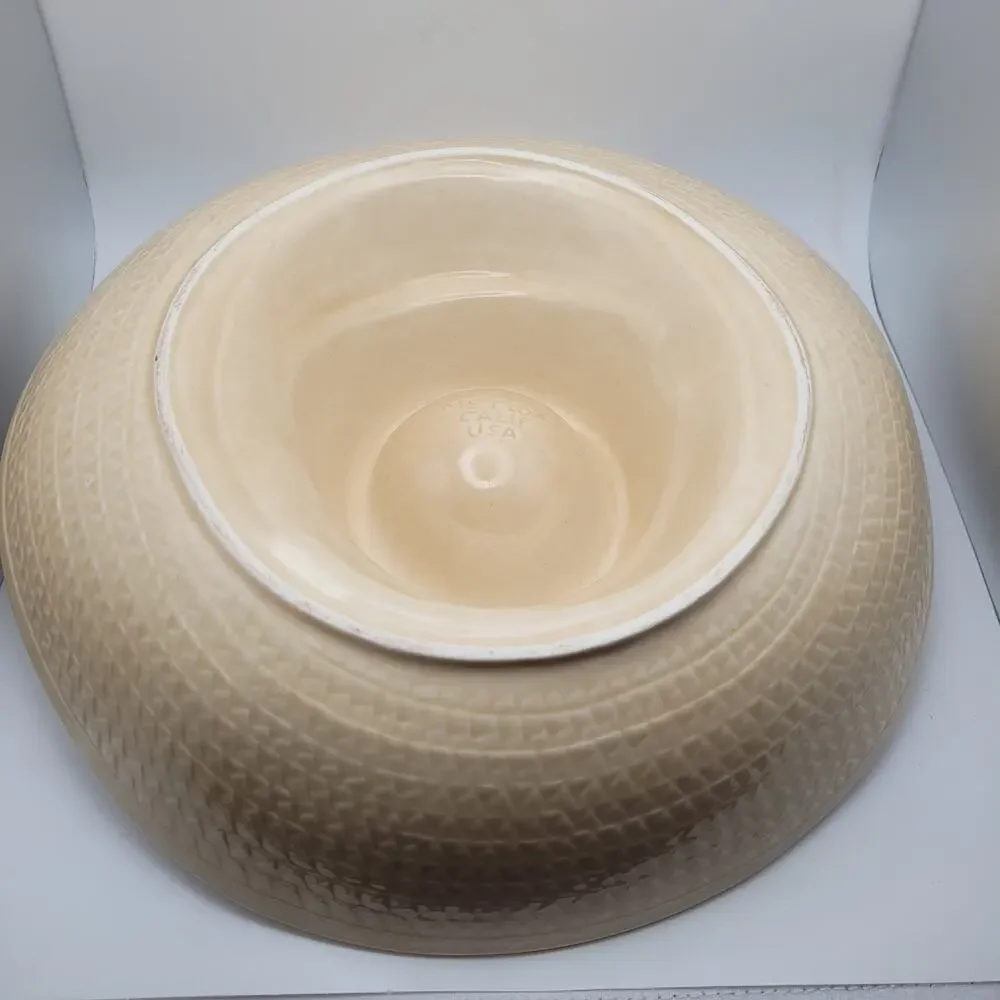 Vintage Metlox California USA Hat Sombrero Chip and Dip Dish MCM Cinco De Mayo